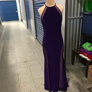 Night way Violet Formal Gown
